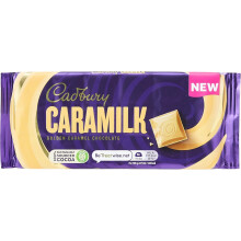 Cadbury Caramilk Golden Caramel Chocolate, 90g Bar (Pack 1)