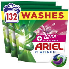 Ariel Platinum PODS, Washing Liquid Laundry Detergent Capsules, 3 x