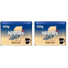 NESCAFÉ Gold Blend Decaf Instant Coffee 500g Tin (Pack 2)