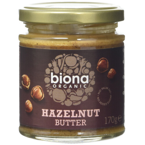 Biona Organic Hazelnut Butter 170g (Pack 3)