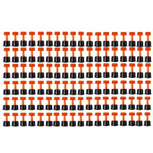 151 Pcs Flat Ceramic Level Wedges Tile Spacers Reusable Flooring Wall Tile Leveling System Leveler Locator Spacers Plier