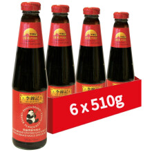 Lee Kum Kee Panda Brand Oyster Flavoured Sauce, 510g (Pack 6)