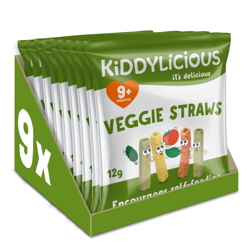 Kiddylicious Veggie Straws - Delicious Snacks for Kids - Suitable for