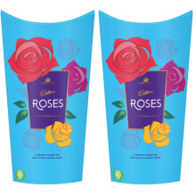 Cadbury Roses Chocolate Gift Carton 290g. Christmas, Confectionery