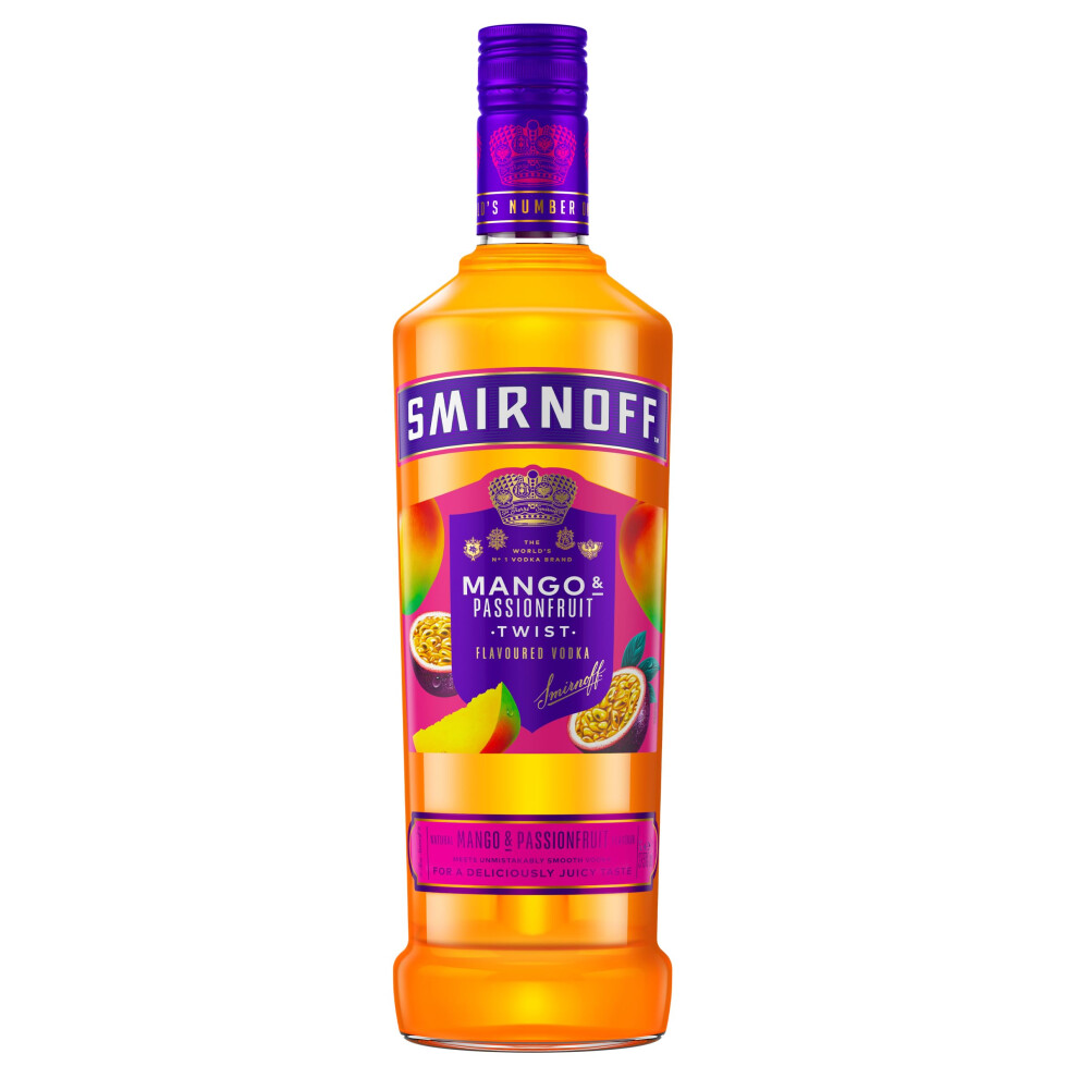 Smirnoff Mango & Passionfruit Twist Flavoured Vodka | 37.5% Vol | 70Cl