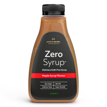 Protein Works - Zero Syrups 425ml | Maple Syrup |Guilt Free Dessert Topping Sauce | Fat Free & Sugar Free | Vegan & Keto Friendly