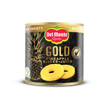 Del Monte Gold Pineapple Slices in Juice 435g (Pack 12)