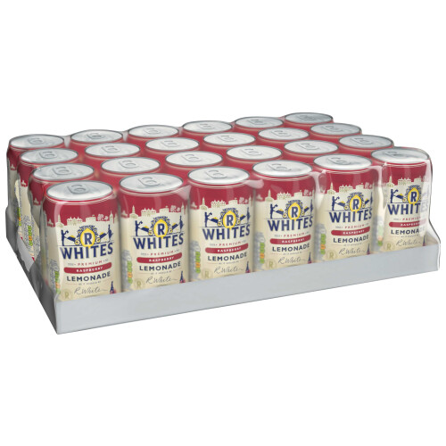 R Whites Raspberry Lemonade 330ml (Pack 24)