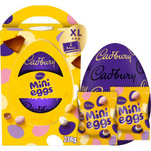 Cadbury Mini Eggs Extra Chocolate Easter Egg, Includes 2 Bags, Easter