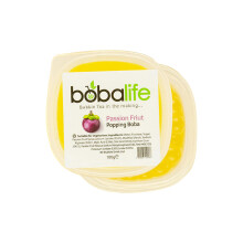 Bobalife Passion Fruit Flavoured Popping Boba 2 Servings, Fruit Juice