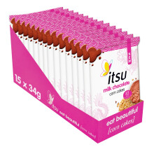 itsu Milk Chocolate Corn Cakes 34g | Healthy Snack | Gluten Free |