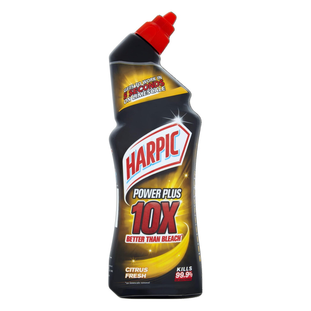 Harpic Power Plus Citrus Fresh Toilet Cleaner Gel | Size: 750Ml