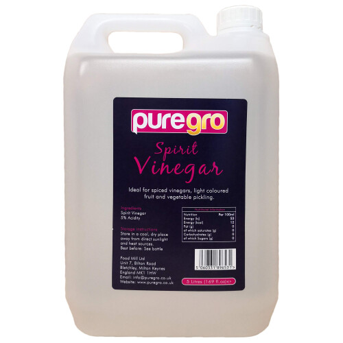 Puregro White Spirit Vinegar, 5 litres