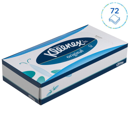 Kleenex Kleenex Facial Tissue Box, 3 2