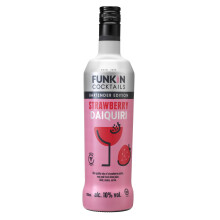 FUNKIN Cocktails Ready to Drink Strawberry Daiquiri Bottle | Just Chill & Serve | Sweet & Refreshing Flavour | Pre-Mixed & Ready to Drink Cocktails,