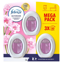 Febreze Bathroom Continuous Air Freshener Blossom & Breeze 3 Units