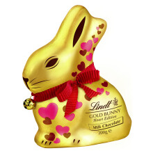 Lindt Gold Bunny Hearts Milk Chocolate Easter Bunny 200g
