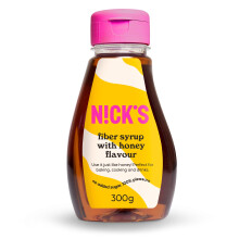 NICKS Fiber Syrup with Honey Flavor (300g) Sugar Alternative Keto Sweetener No A