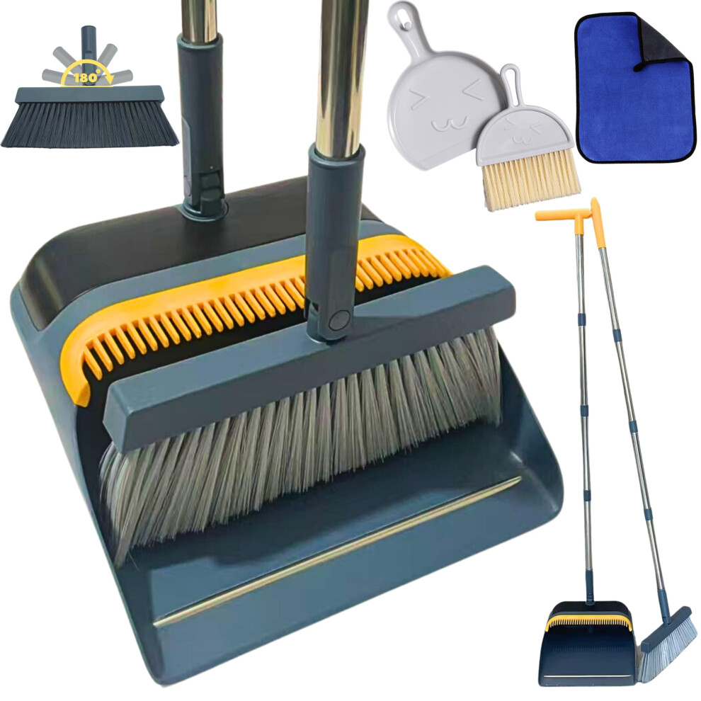 Floorington Dustpan & Brush Sets Long Broom Long Handled Dustpan &