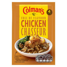 Colman's Chicken Chasseur Recipe Mix w/ a baked potato quick to