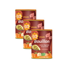 Marigold Organic Vegetable Bouillon Powder, 500g (Pack 3)