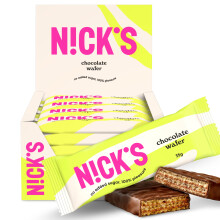 NICKS Chocolate Wafer Bars, Low Carb Biscuits Candy Snack Bar, 165