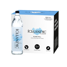 Icelandic Glacial Premium Still Water 12 x 750ml Glass Bottles