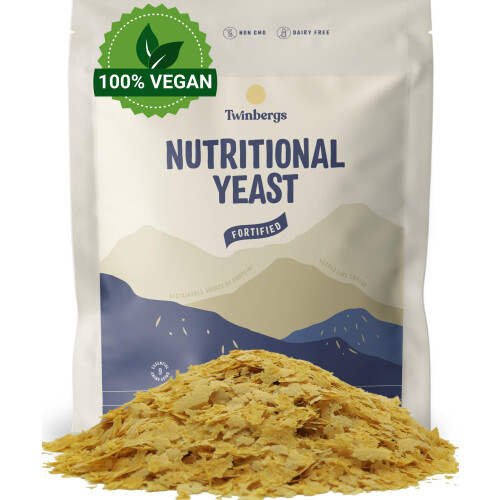 Twinbergs Nutritional Yeast Flakes w/ B12 800g
