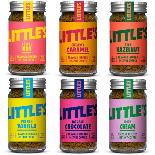 Little's Flavoured Instant Coffee Dragons Den Bundle, 6 Pack (50g x 6)