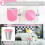 QILERR 10l Small Bin Liners Bathroom Bin Bags 160 Pack 4