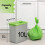 120 Pcs Biodegradable Food Waste Bags, 10l Compostable Caddy Bin 2