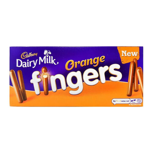 Cadbury Cadbury Dairy Milk Orange Fingers Chocolate Biscuits, Crunchy Biscuits 1