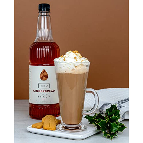 Simply Ginger Bread Syrup 1 Litre (Pack 5) 1