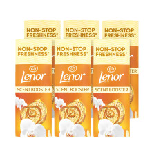 Lenor Laundry Perfume Scent Booster, 6 Packs x155 g, Gold Orchid, Non-Stop Fresh
