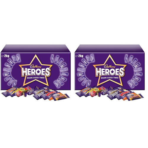 Cadbury Cadbury Heroes Chocolate Bulk Sharing Box, Milk Chocolates
