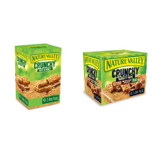 Nature Valley Crunchy Granola Bars Oats 'n' Honey, Pack 40 Bars &