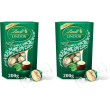 Lindt Lindor Dark Mint Chocolate Truffles - Smooth Filling