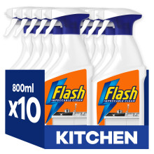 Flash Kitchen Cleaner Spray, 8 Litres, Kitchen Cleaning, Citrus Fresh