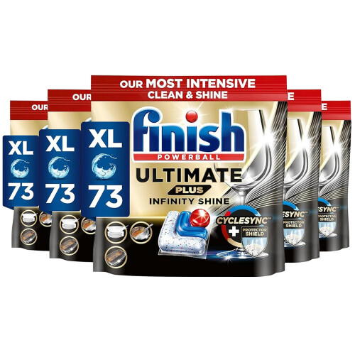 Finish Finish Dishwasher Tablet, Ultimate Plus Infinity Shine, 365 Tabs