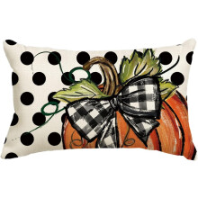 Funda Decorativa para Cojín Otoñal Naranja 30 x 50 cm — cojines salon modernos, textiles hogar otoño