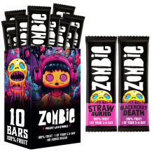 Zombie Fruit Bars, Strawberry & Blackberry, 100% Dried Fruit, Healthy