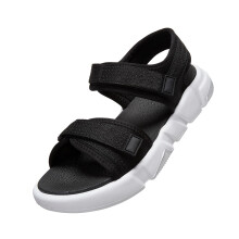 Herren-Trekkingsandalen Sportliche Offene Zehen Atmungsaktiv Schwarz 41 EU — herrensandalen trekking, outdoor sandalen schwarz