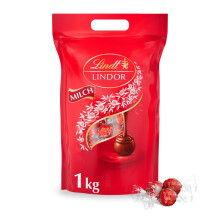 Lindt Lindor Milk Chocolate Truffles Large Pouch, 1kg