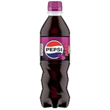 Pepsi Max Cherry Zero Sugar Cola Bottle 500ml
