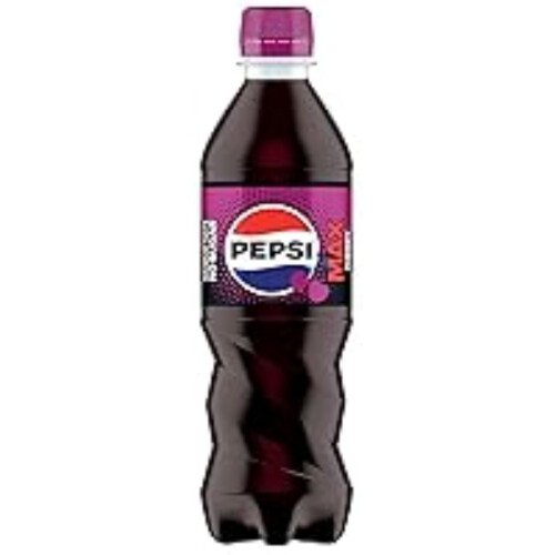 Pepsi Pepsi Max Cherry Zero Sugar Cola Bottle 500ml