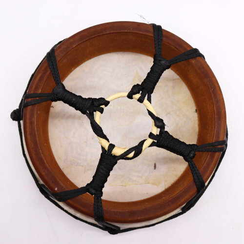 Ancient Wisdom Mandala Shamanic Drum with Drumstick - 20 cm 1