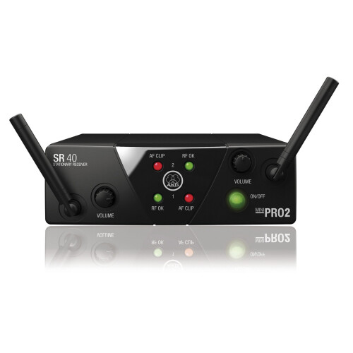 AKG AKG WMS40 Mini Dual Vocal Wireless System - Dual Microphone, ISM/CH70 2
