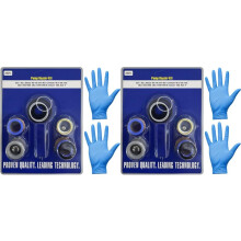 2X 248213 Kit de Reparación de Bomba con Guantes Desechables. Compatible con 1095 y 1595, GMAX 5900, GMax II 5900/10000, LineLazer 5900, Mark