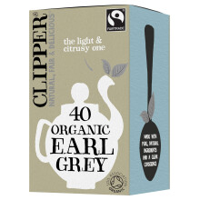 Clipper Organic Earl Grey Tea Bags | Natural, Unbleached, Plant