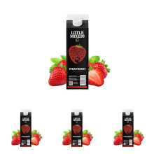 Little Mixers Strawberry Purée | Real Fruit Purée for Cocktails